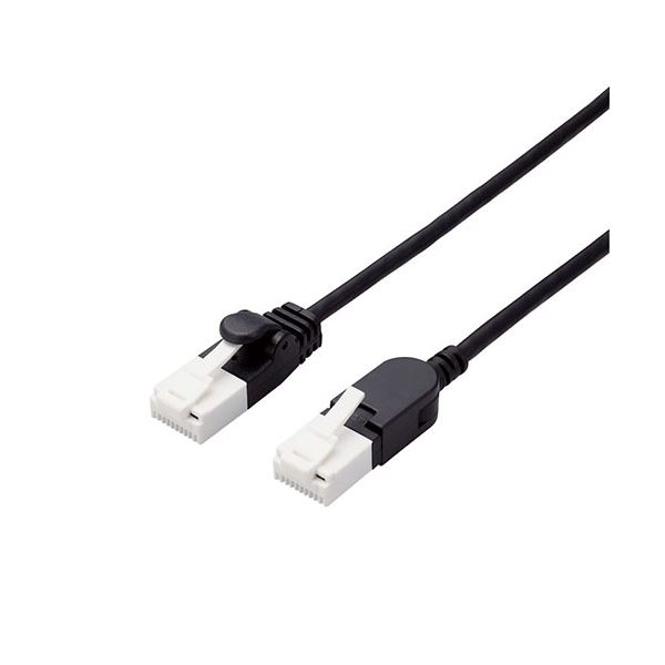 エレコム スイングコネクターLANケーブル(Cat6A準拠) LD-GPATSW/BK50 ブラック 5m