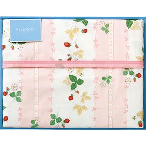 ウェッジウッド ワイルドストロベリー 綿毛布 C6084560
