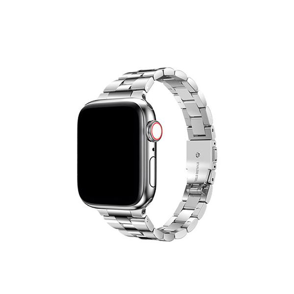 TF7 イージーアジャスト メタルバンド for Apple Watch 41／40／38mm シルバー TF72736