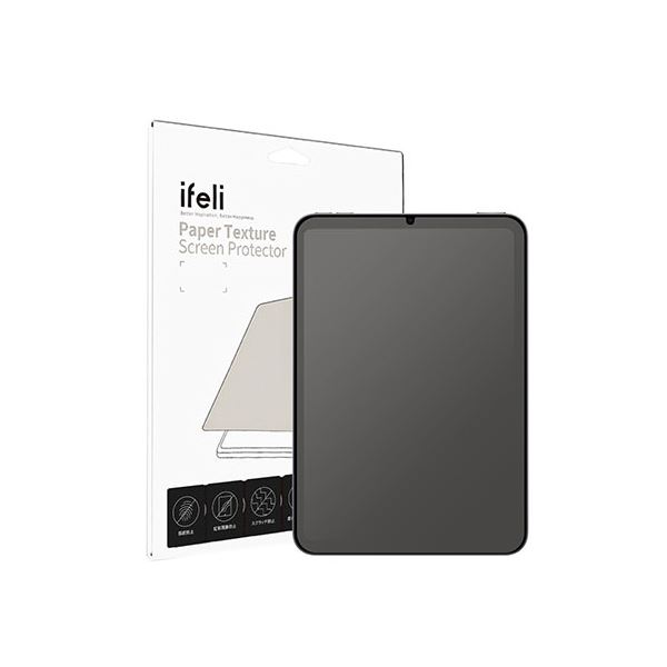 ifeli ペーパーテクスチャー 液晶保護フィルム for iPad mini （第6世代） IF00070