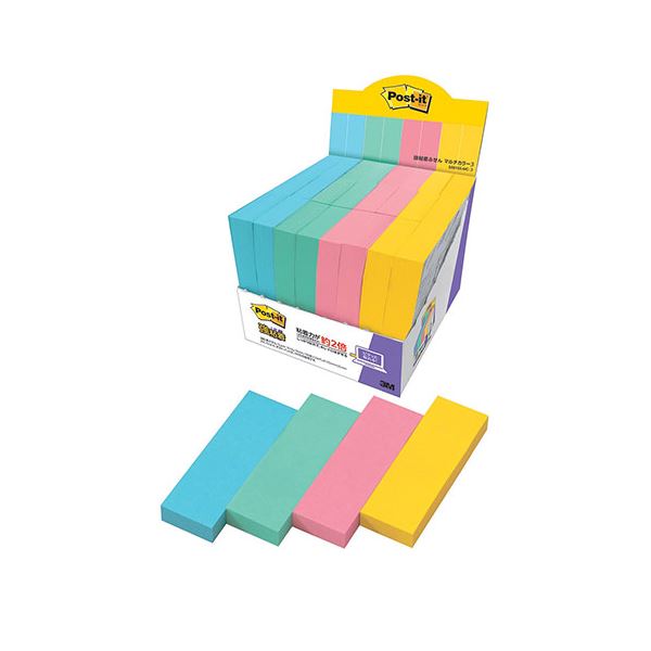 3M Post-it ポストイット 強粘着ふせん マルチカラー3 増量パック 3M-5001SS-MC-3