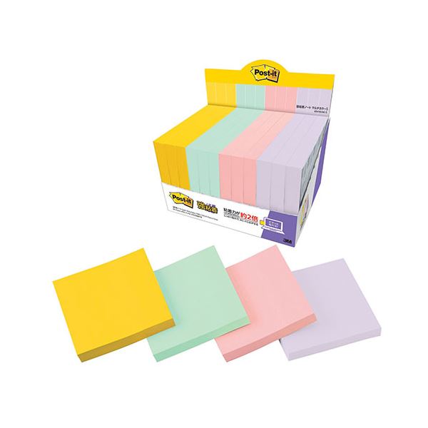 3M Post-it ポストイット 強粘着ノート マルチカラー5 増量パック 3M-6541SS-MC-5