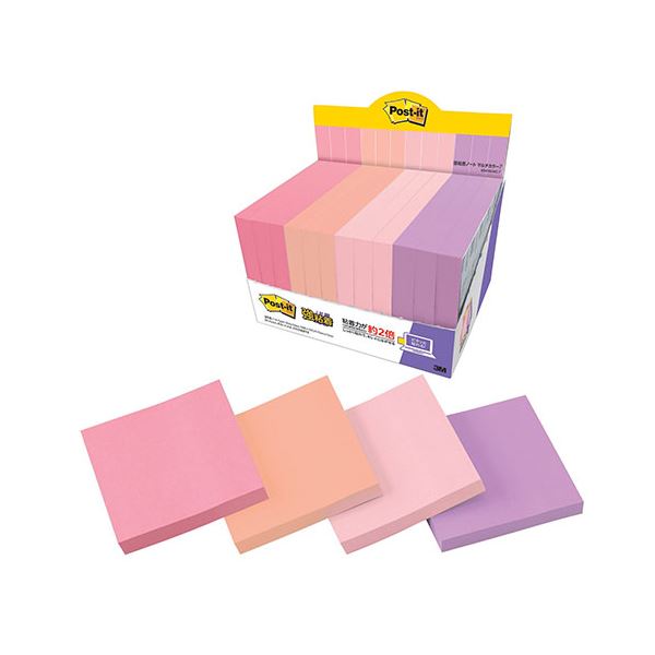 3M Post-it ポストイット 強粘着ノート マルチカラー7 増量パック 3M-6541SS-MC-7