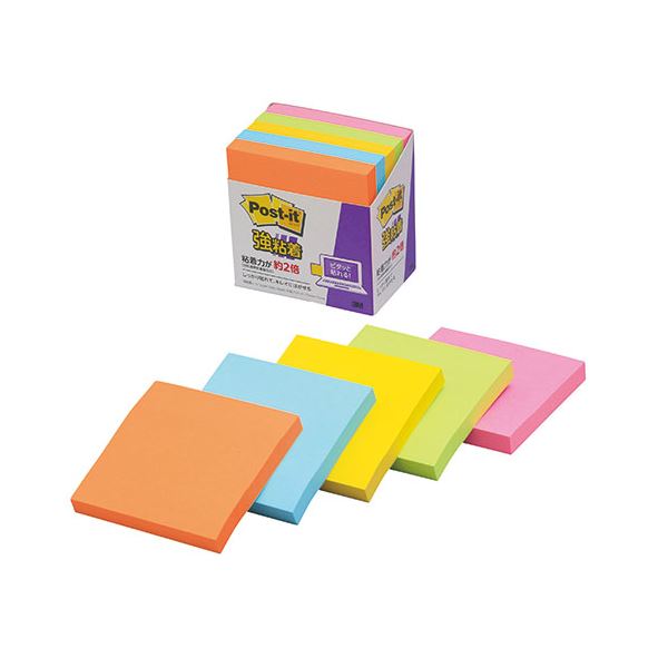 3M Post-it ポストイット 強粘着 ノート 5個パック 3M-654-5SSAN