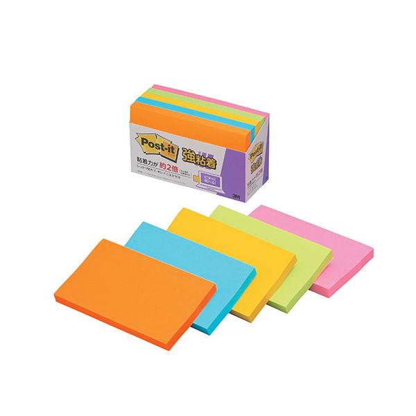 3M Post-it ポストイット 強粘着 ノート 5個パック 3M-655-5SSAN