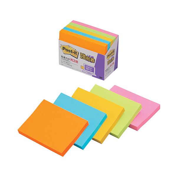 3M Post-it ポストイット 強粘着 ノート 5個パック 3M-657-5SSAN