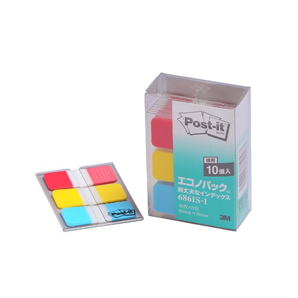 3M Post-it ポストイット エコノパック 超丈夫なインデックス 3M-6861S-1