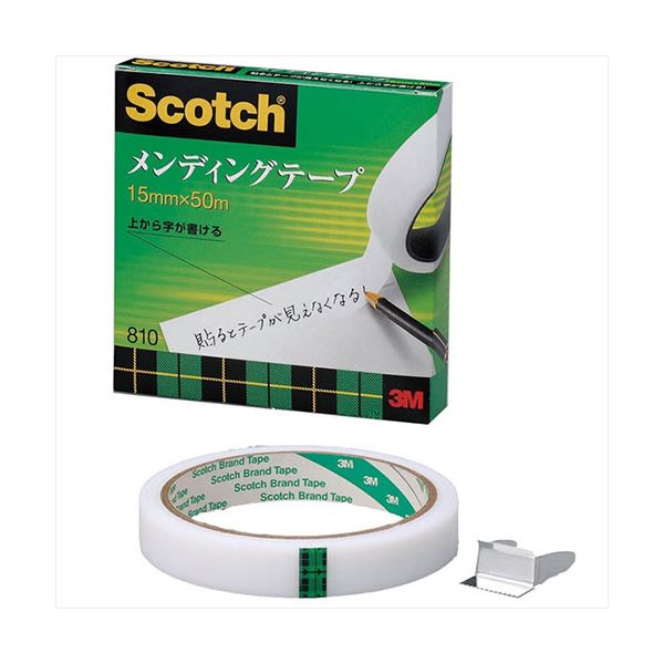 3M Scotch スコッチ メンディングテープ 15mm×50m 3M-810-3-15