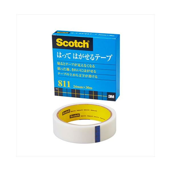 3M Scotch スコッチ はってはがせるテープ 24mm×30m 3M-811-3-24