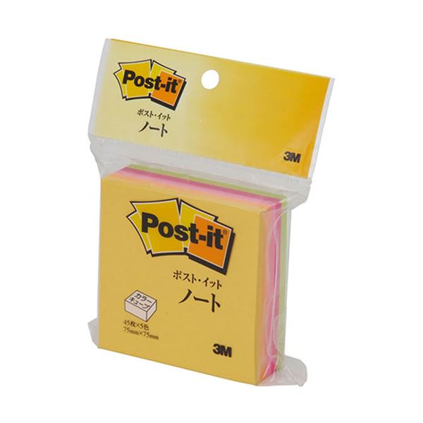 3M Post-it ポストイット カラーキューブ レギュラー スクェア 3M-CN-33