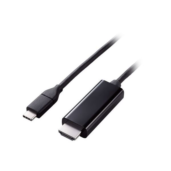 エレコム USB Type-C(TM)用HDMI映像変換ケーブル(やわらかタイプ) MPA-CHDMIY10BK