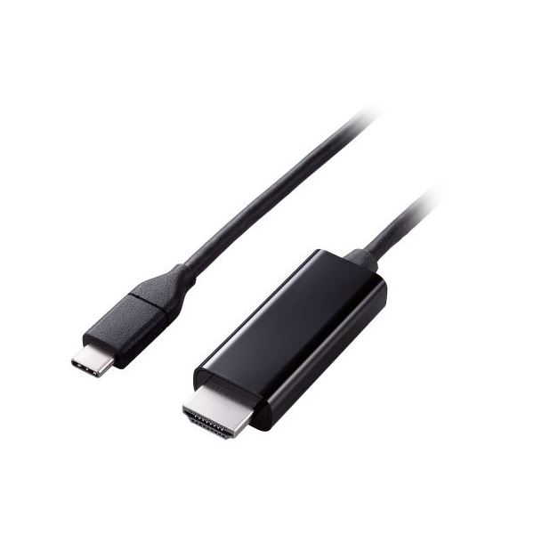 エレコム USB Type-C(TM)用HDMI映像変換ケーブル(やわらかタイプ) MPA-CHDMIY20BK