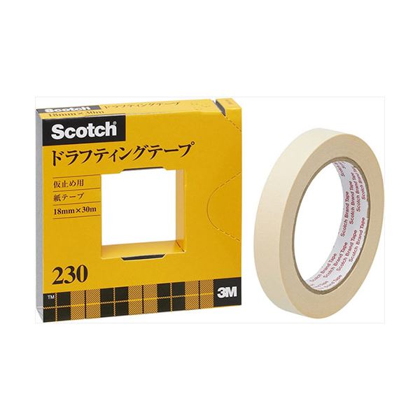 【5個セット】 3M Scotch スコッチ ドラフティングテープ 18mm 3M-230-3-18X5