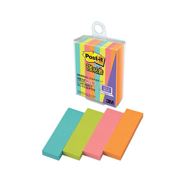 【10個セット】 3M Post-it ポストイット 強粘着見出し マルチカラー1 3M-700SS-MC-1X10