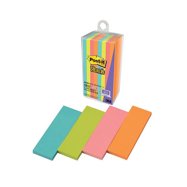 【10個セット】 3M Post-it ポストイット 強粘着ふせん マルチカラー1 3M-500SS-MC-1X10