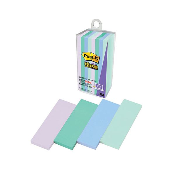 【10個セット】 3M Post-it ポストイット 強粘着ふせん マルチカラー2 3M-500SS-MC-2X10