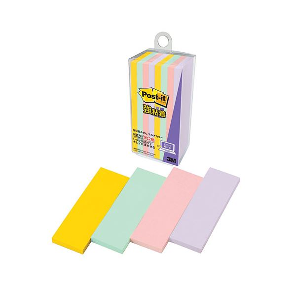 【10個セット】 3M Post-it ポストイット 強粘着ふせん マルチカラー5 3M-500SS-MC-5X10