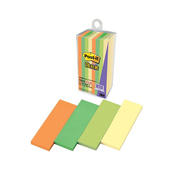 【10個セット】 3M Post-it ポストイット 強粘着ふせん マルチカラー6 3M-500SS-MC-6X10