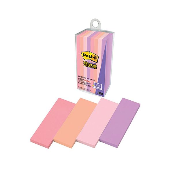 【10個セット】 3M Post-it ポストイット 強粘着ふせん マルチカラー7 3M-500SS-MC-7X10