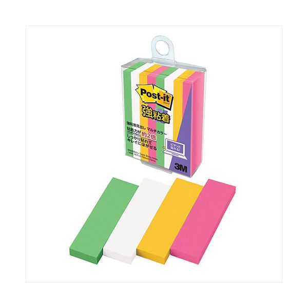 【10個セット】 3M Post-it ポストイット 強粘着見出し マルチカラー8 3M-700SS-MC-8X10