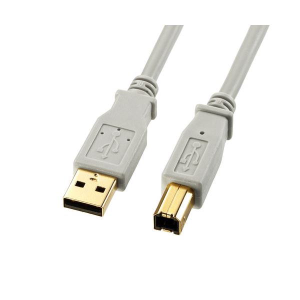 【5個セット】 サンワサプライ USB2.0ケーブル 0.3m KU20-03HK2X5