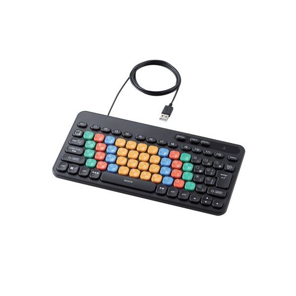 エレコム はじめてのキーボード KEY PALETTO(有線) TK-FS10UMKBK