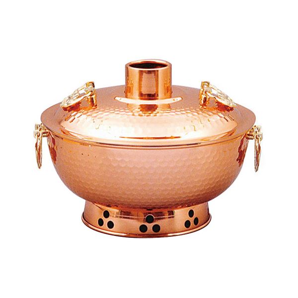 新光金属 鎚目入れしゃぶしゃぶ鍋26cm S-1057H