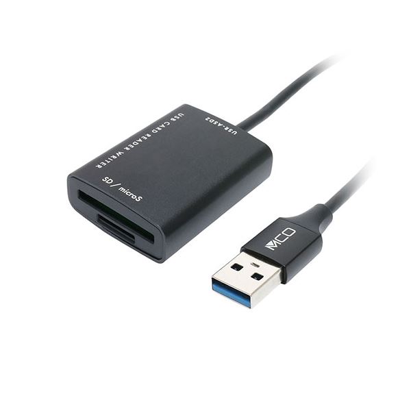 MCO SD microSDカードリーダ USB-A 70cm USR-ASD2／BK