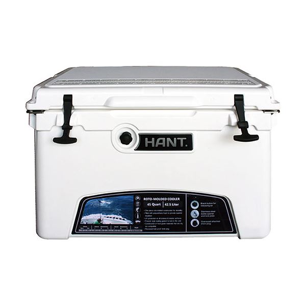 ジェイエスピー HANT クーラーボックス ホワイト 45QT HAC45-WH