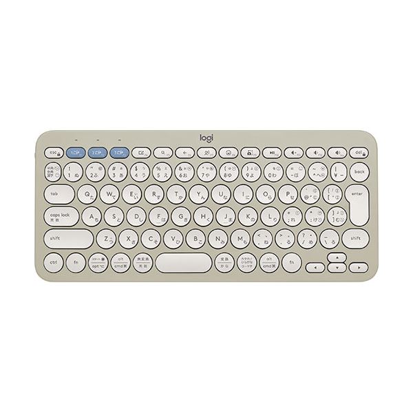 ロジクール PEBBLE KEYS 2 K380S Bluetoothキーボード グレージュ K380sGY