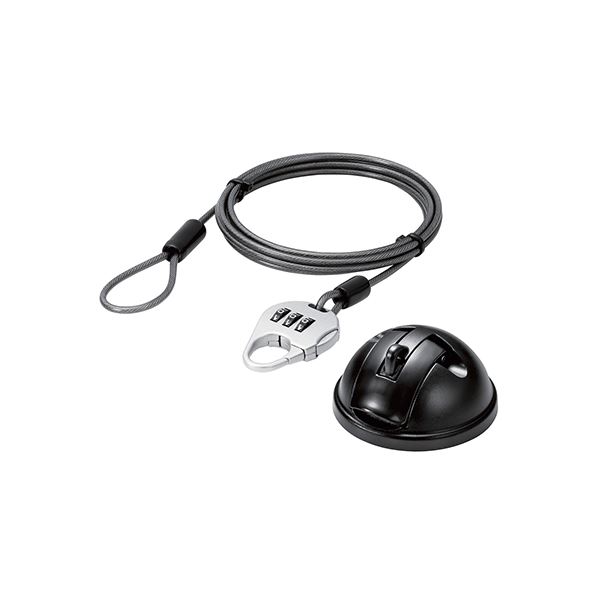 エレコム 法人向け簡易パッケージ／タブレット吸盤式セキュリティワイヤー／汎用 ESL-Q