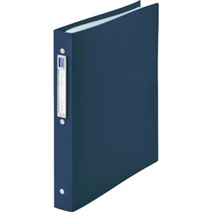 LIHIT LAB. クリヤーブック A4 交換式 20ポケット ネイビー N-7683-11-NV
