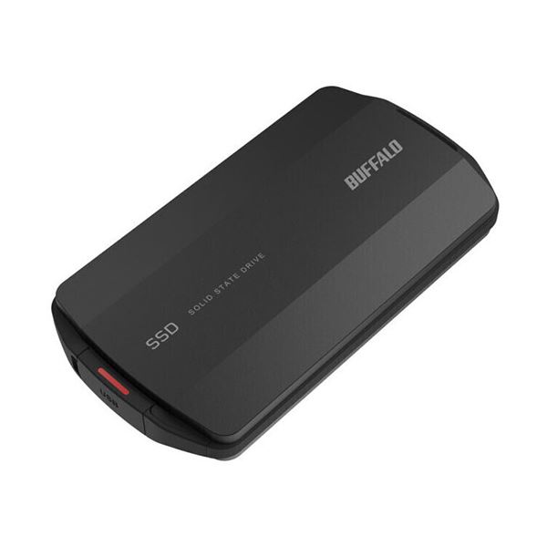 BUFFALO バッファロー 外付けSSD 500GB ブラック SSD-PHP500U3-BA