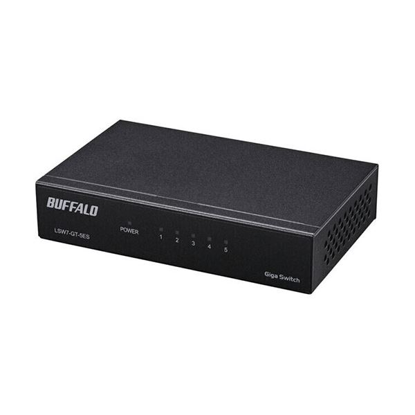 BUFFALO バッファロー スイッチングハブ LSW7-GT-5ES/BK