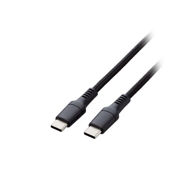 エレコム USB2.0ケーブル USB Type-C - USB Type-C/100W対応/高耐久 MPA-CC5PS05BK