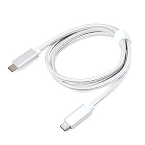 【5個セット】 日本トラストテクノロジー JTT USB3.2 Gen2 TYPE-C to TYPE-Cケーブル 1m SLIVER JTCC322-10SVX5
