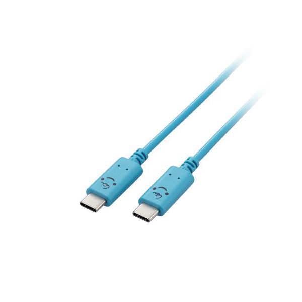 【5個セット】 エレコム しろちゃんUSB Type-C（TM）ケーブル MPA-CCF10BUFX5