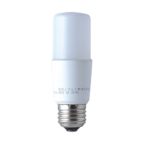 【5個セット】 東京メタル工業 LED電球 T型 昼白色 60W相当 口金E26 LDT7N60W-T2X5