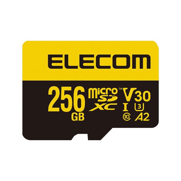 エレコム 高耐久 U3，V30 microSDXC メモリカード 256GB MF-HMS256GU13V3