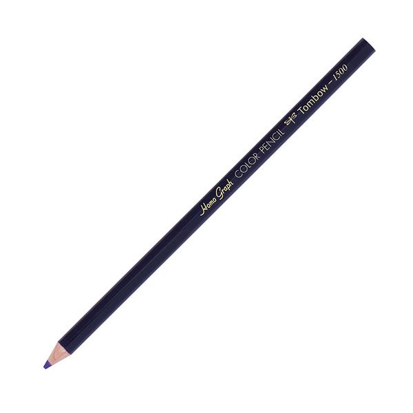 【1ダース（12本）×5セット】 トンボ鉛筆 色鉛筆 1500単色 むらさき Tombow-1500-18X5