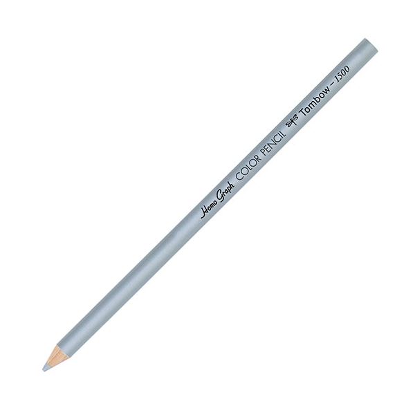 【1ダース（12本）×5セット】 トンボ鉛筆 色鉛筆 1500単色 ぎんいろ Tombow-1500-35X5