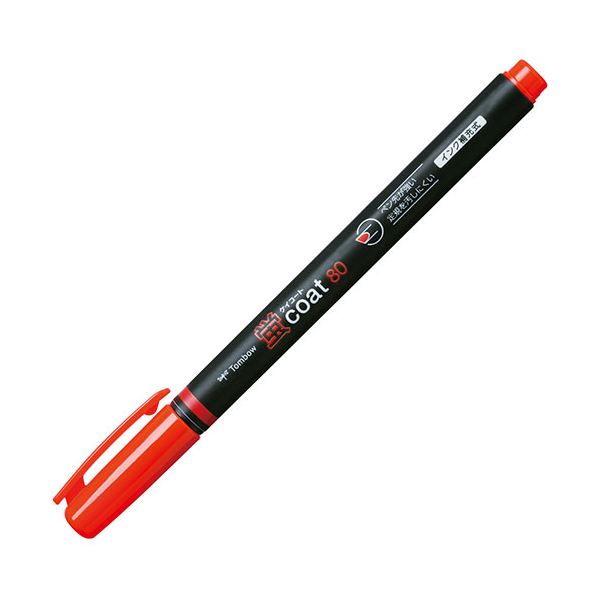 【20本セット】 トンボ鉛筆 蛍光マーカー 蛍コート80 あか Tombow-WA-SC94X20