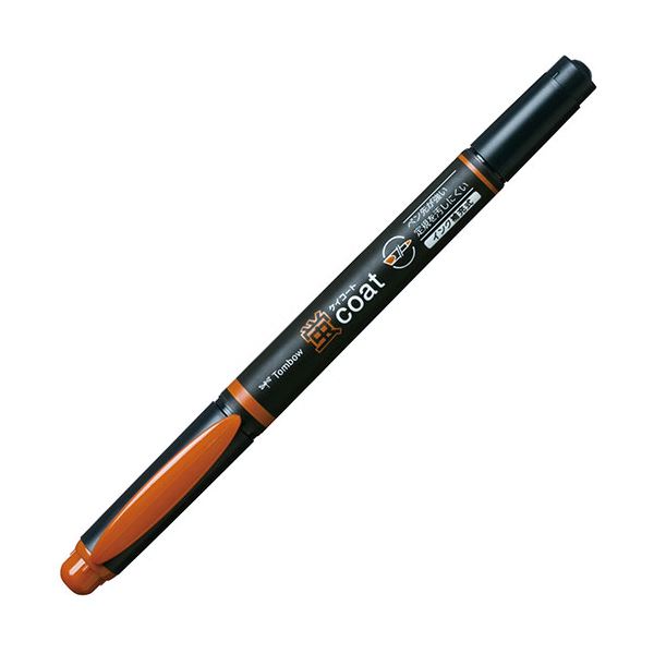 【20本セット】 トンボ鉛筆 蛍光マーカー 蛍コート ちゃいろ Tombow-WA-TC31X20