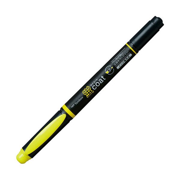 【20本セット】 トンボ鉛筆 蛍光マーカー 蛍コート きいろ Tombow-WA-TC91X20