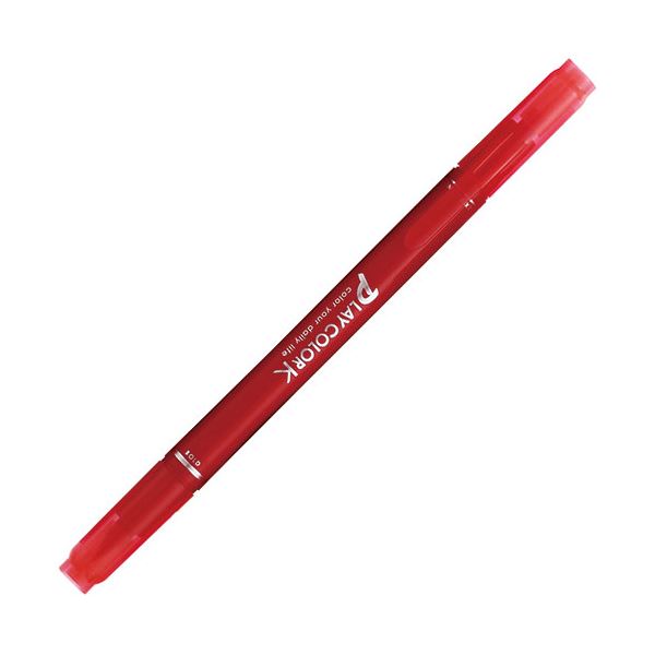 【20本セット】 トンボ鉛筆 水性マーキングペン プレイカラーK あか Tombow-WS-PK25X20