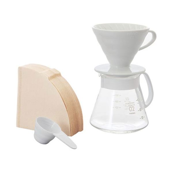 HARIO V60セラミックドリッパー02セット ホワイト XVDD-3012W