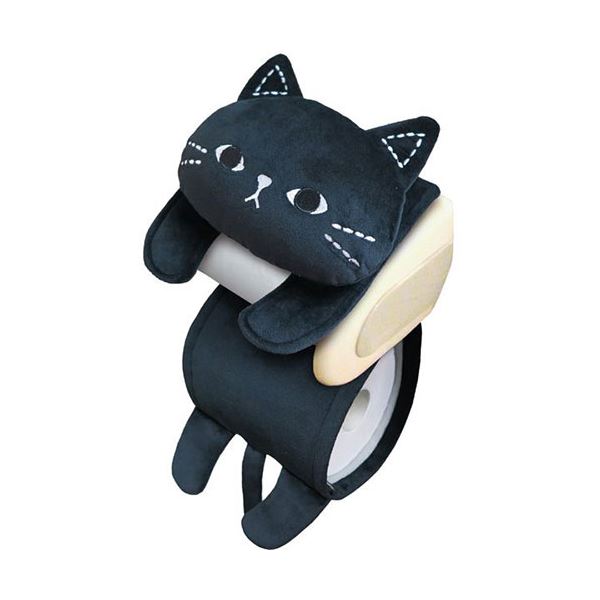 明邦 ねこのトイレロールペーパーホルダー ミミック NM041