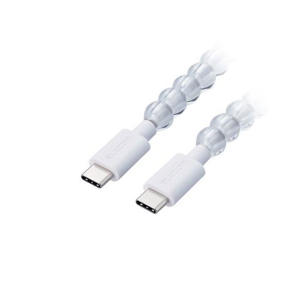 エレコム コードジュエリー ＆me USB Type-C（TM） - USB Type-Cケーブル クリア MPA-CJCC10CR