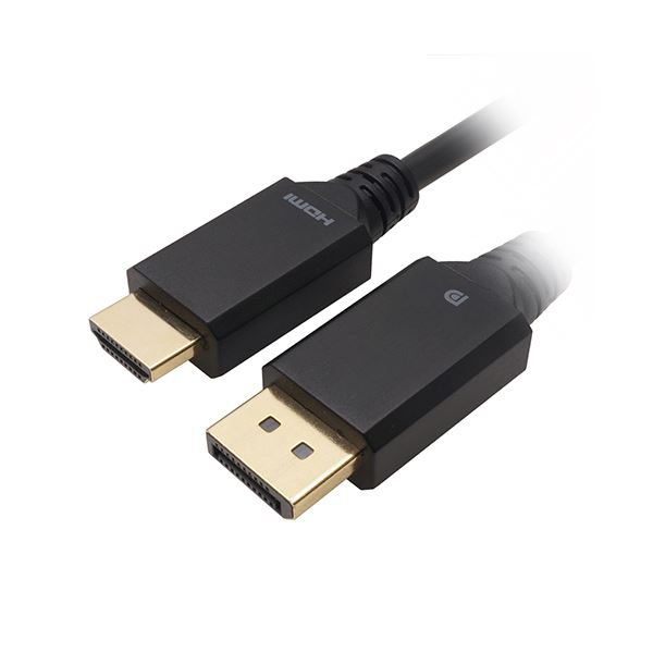 ホーリック DisplayPort→HDMI変換ケーブル 2m DPHA20-809BB