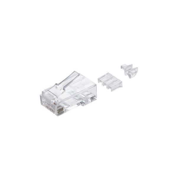 【5セット】 エレコム 自作用RJ45コネクター(ガイドパーツ付き/10個入り) LD-6RJ45T10/LX5